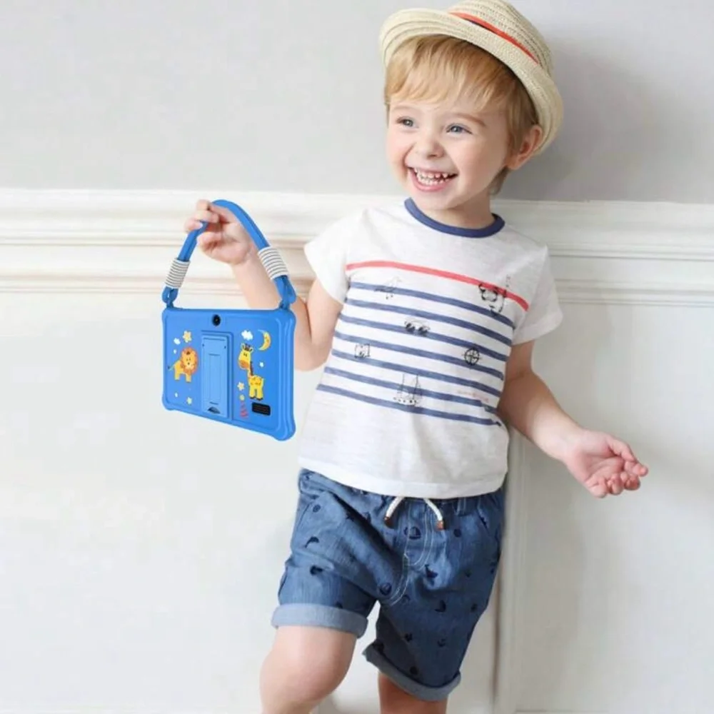 Kids Blue Tablet with Protective Case